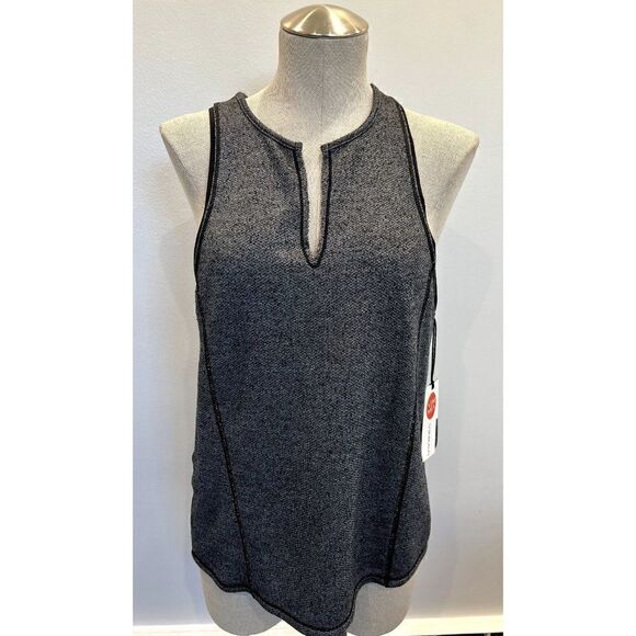 Vimmia NWT Devotion Open Back Tank in Gray/Black Size M - Picture 2 of 6